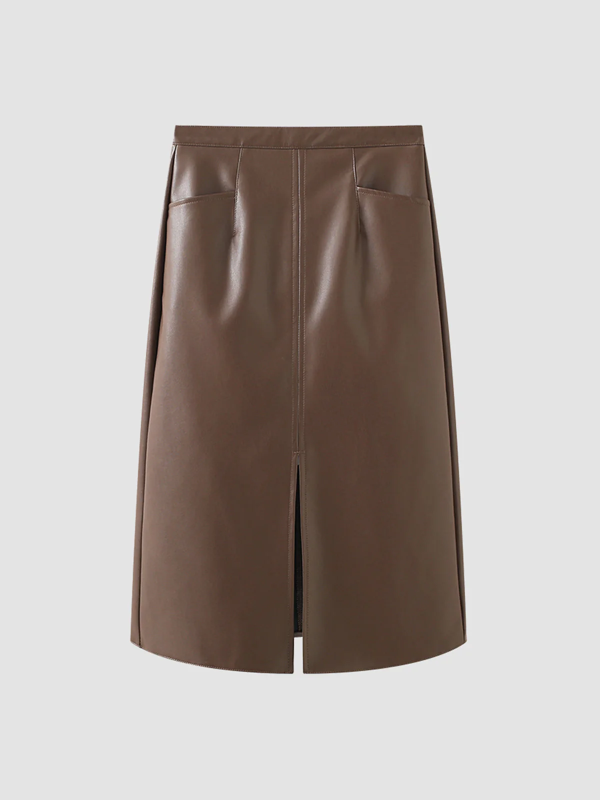 Eternity Nightshade Graceful PU Leather Skirt - Image 6