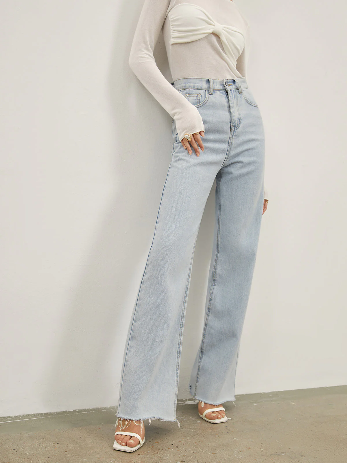 Denim Straight Graceful Leg Jeans - Image 51