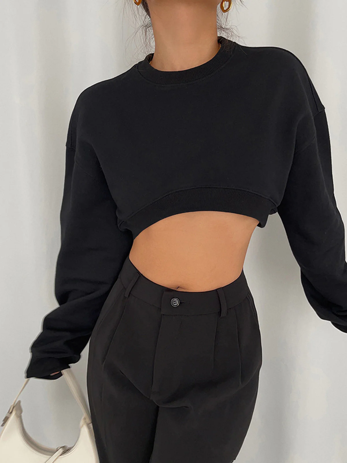 Coffee Run Graceful Crop Sweatshirt - Image 2