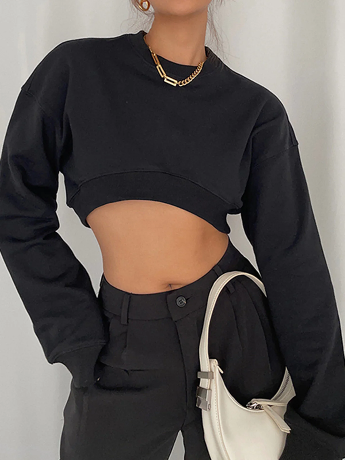Coffee Run Graceful Crop Sweatshirt - Image 3
