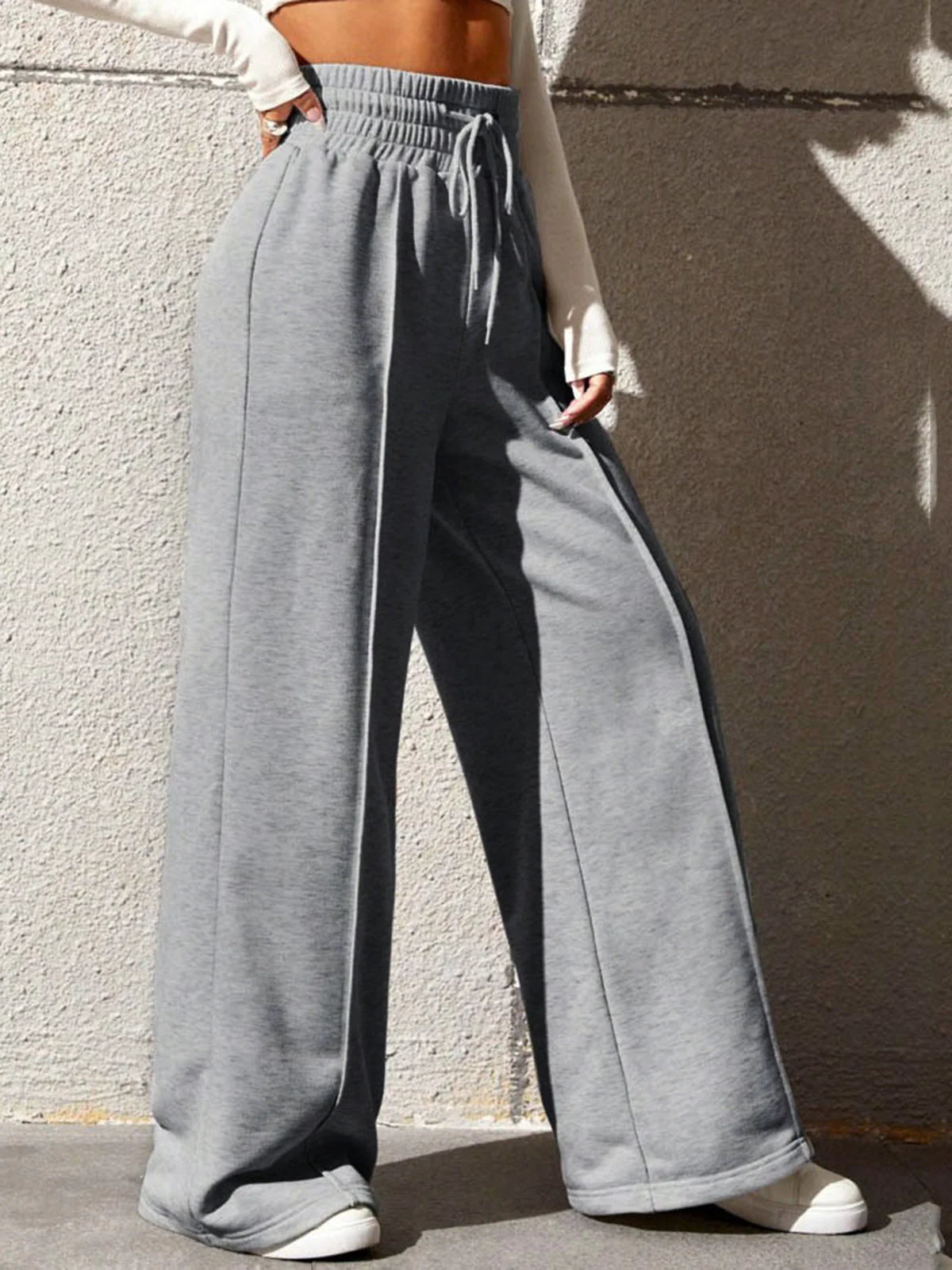 City Walk Graceful Wide Leg Sweatpants - Image 13