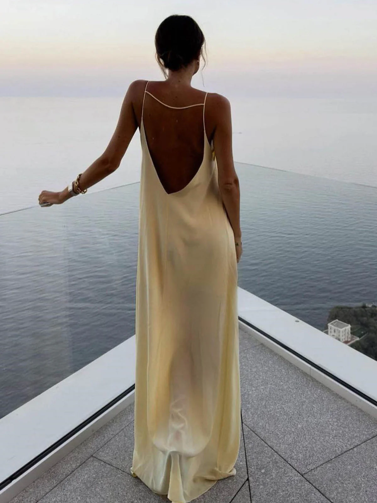 Backless Vacation Graceful Long Dress - Image 8