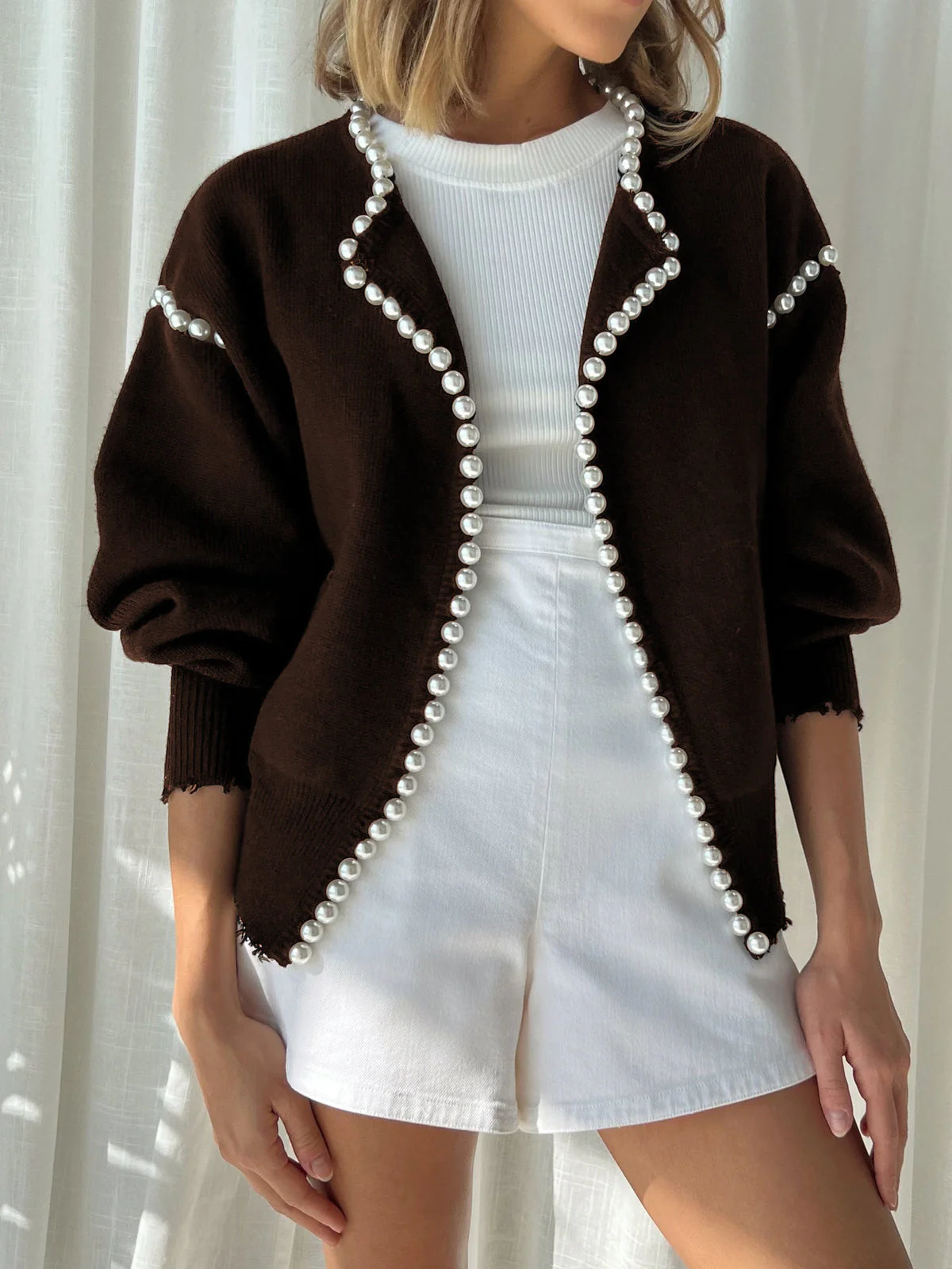 Vintage Pearl Graceful Edge Cardigan - Image 14