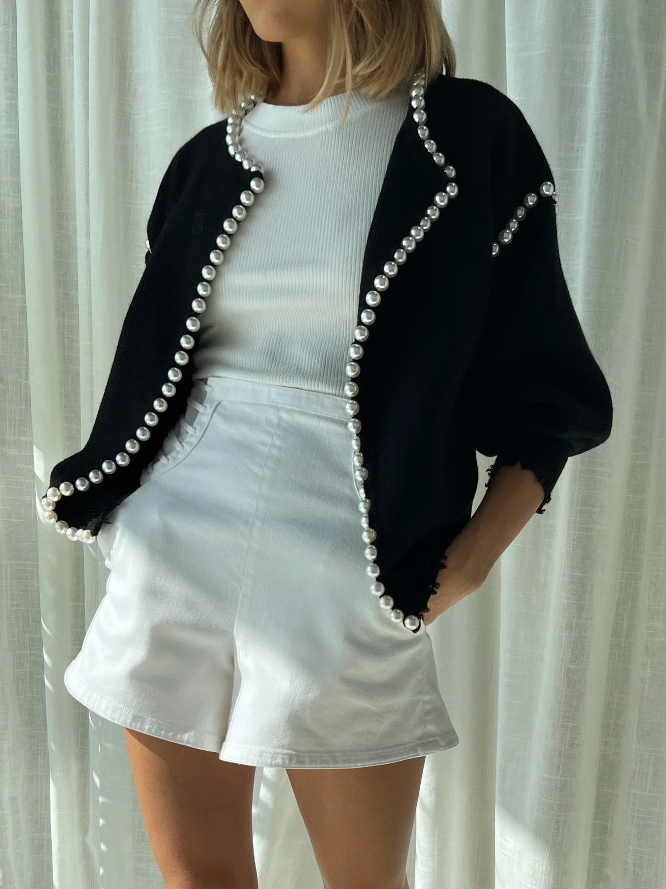 Vintage Pearl Graceful Edge Cardigan - Image 15