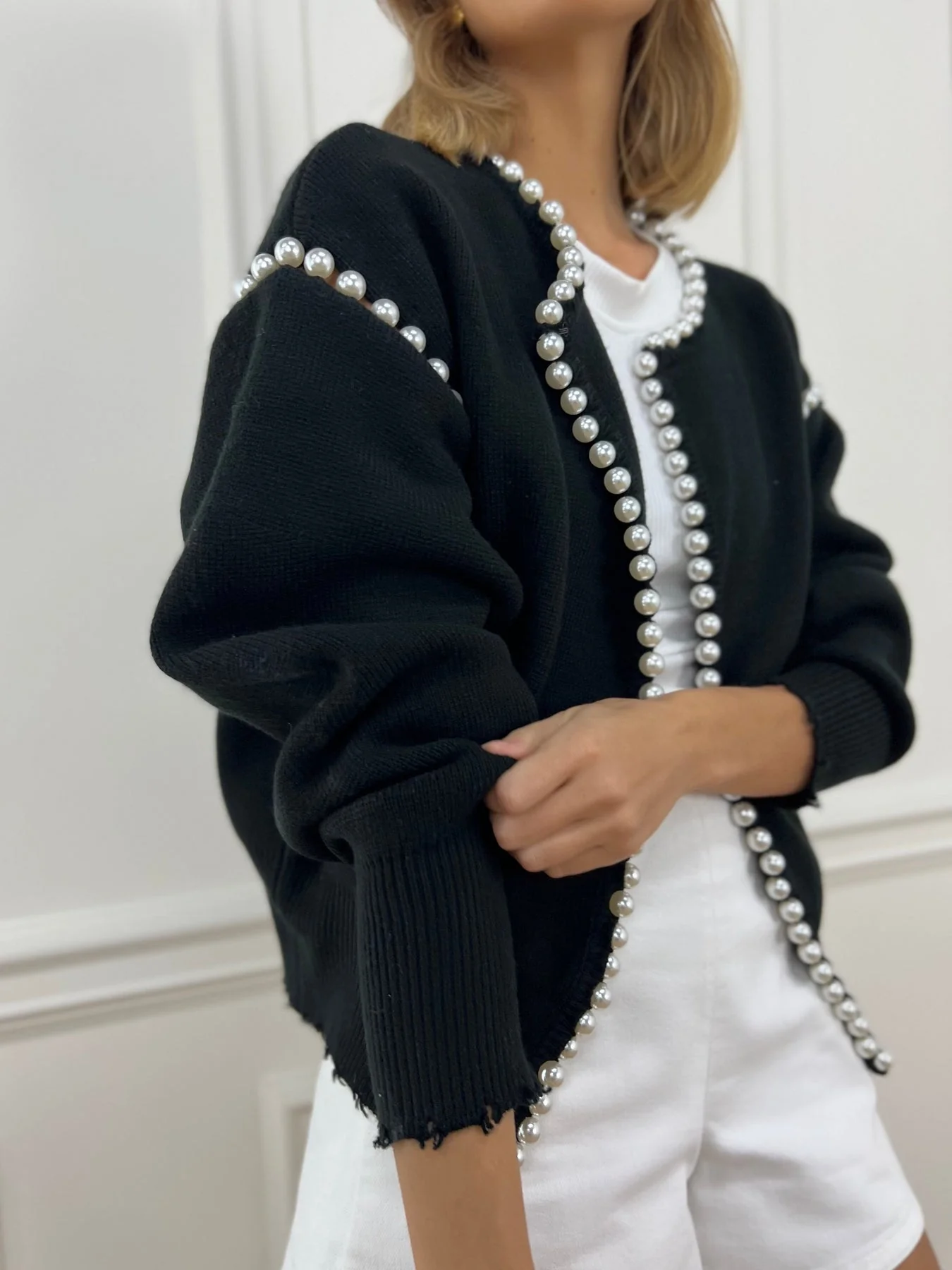 Vintage Pearl Graceful Edge Cardigan - Image 16