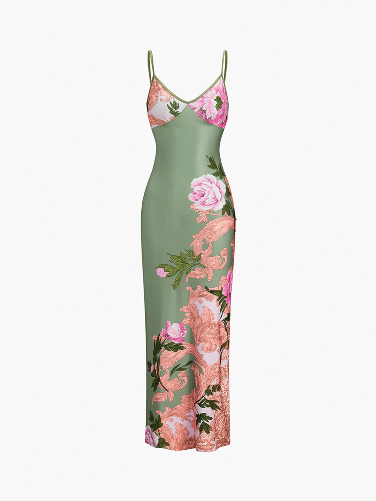 Summer Floral Graceful Long Dress - Image 9