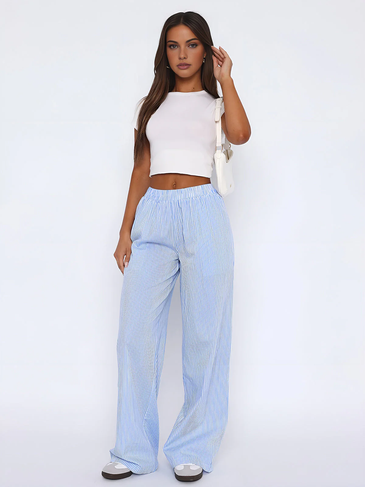 Styling Striped Graceful Long Pants - Image 7