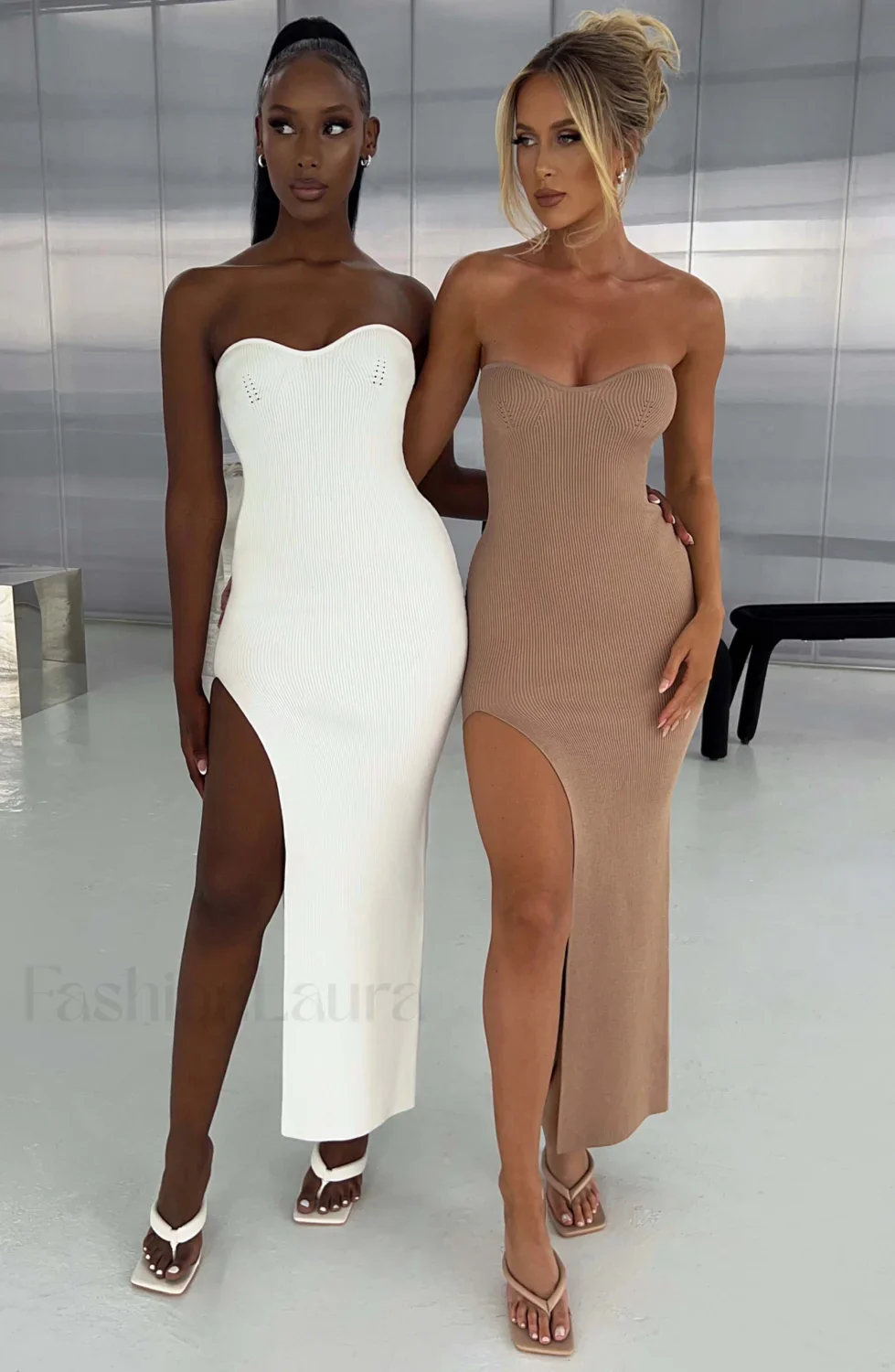 Angela Maxi Graceful Dress - White - Image 6