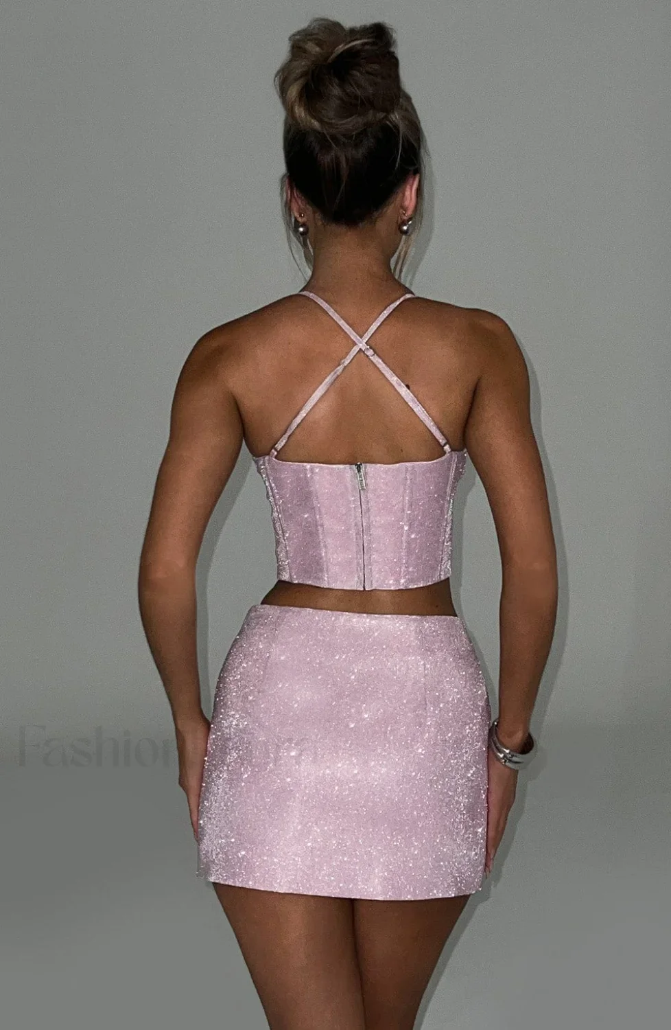 Amadae Corset Graceful - Pink Sparkle - Image 2