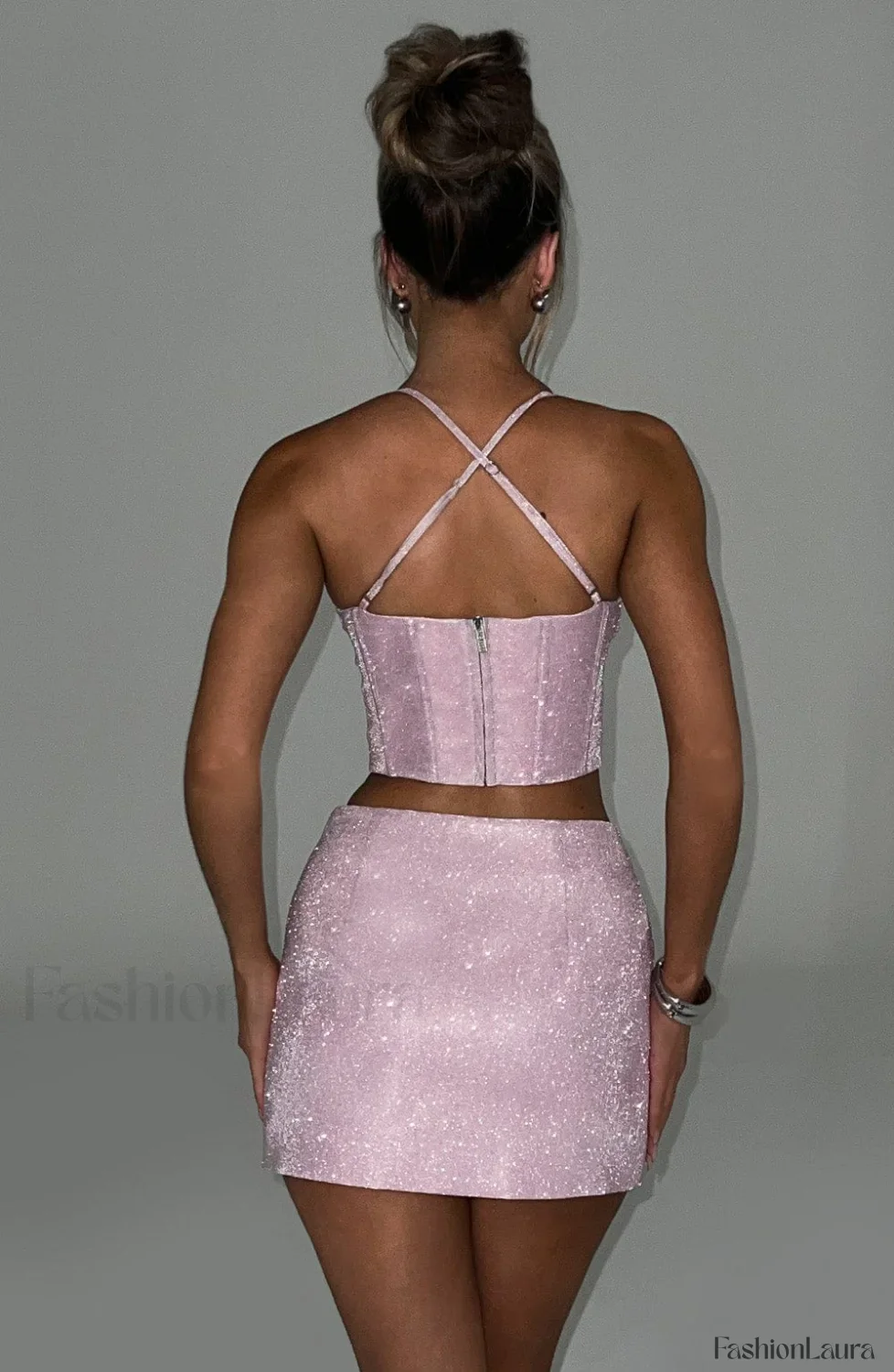 Amadae Corset Graceful - Pink Sparkle - Image 5