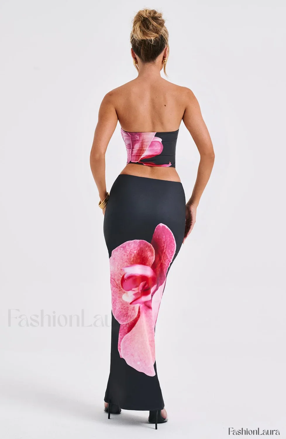 Allegra Top - Trendy Black Floral Print - Image 22