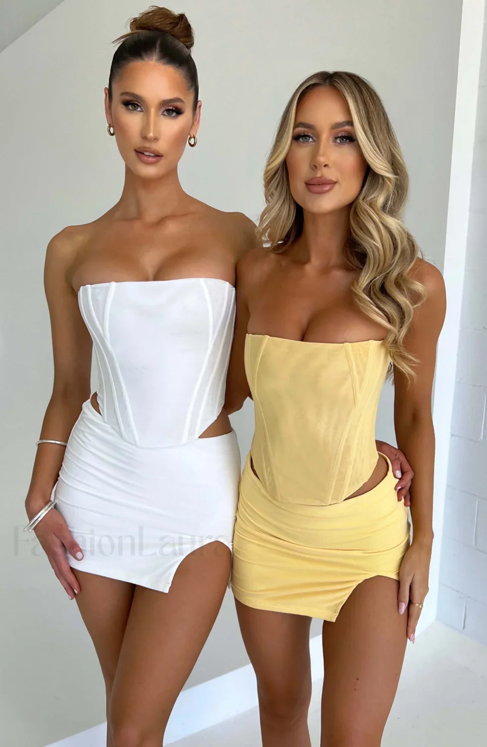 Alina Mini Graceful Skirt - Lemon - Image 4