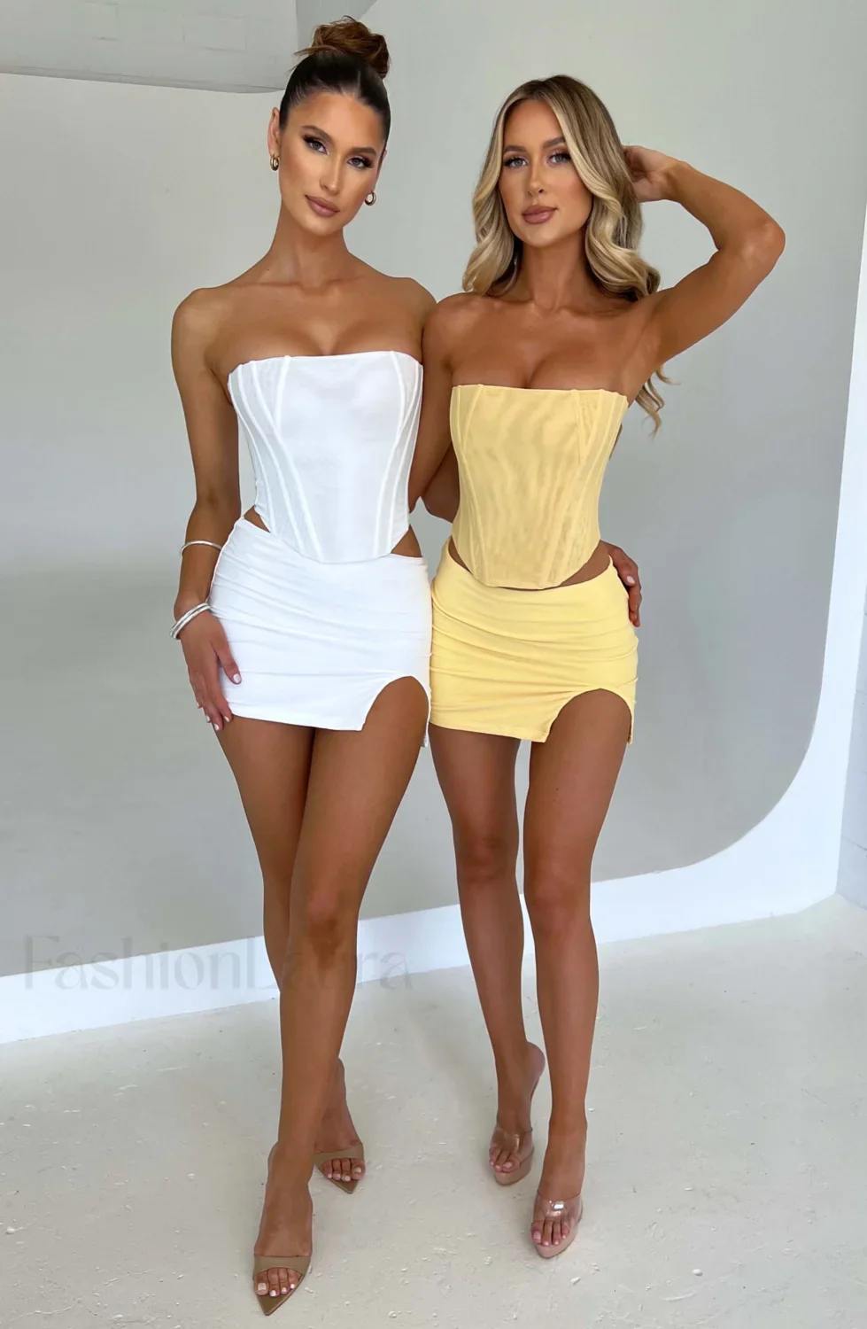Alina Mini Graceful Skirt - Lemon - Image 9