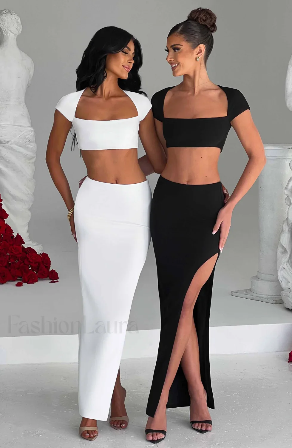 Adorn Maxi Graceful Skirt - Ivory - Image 16