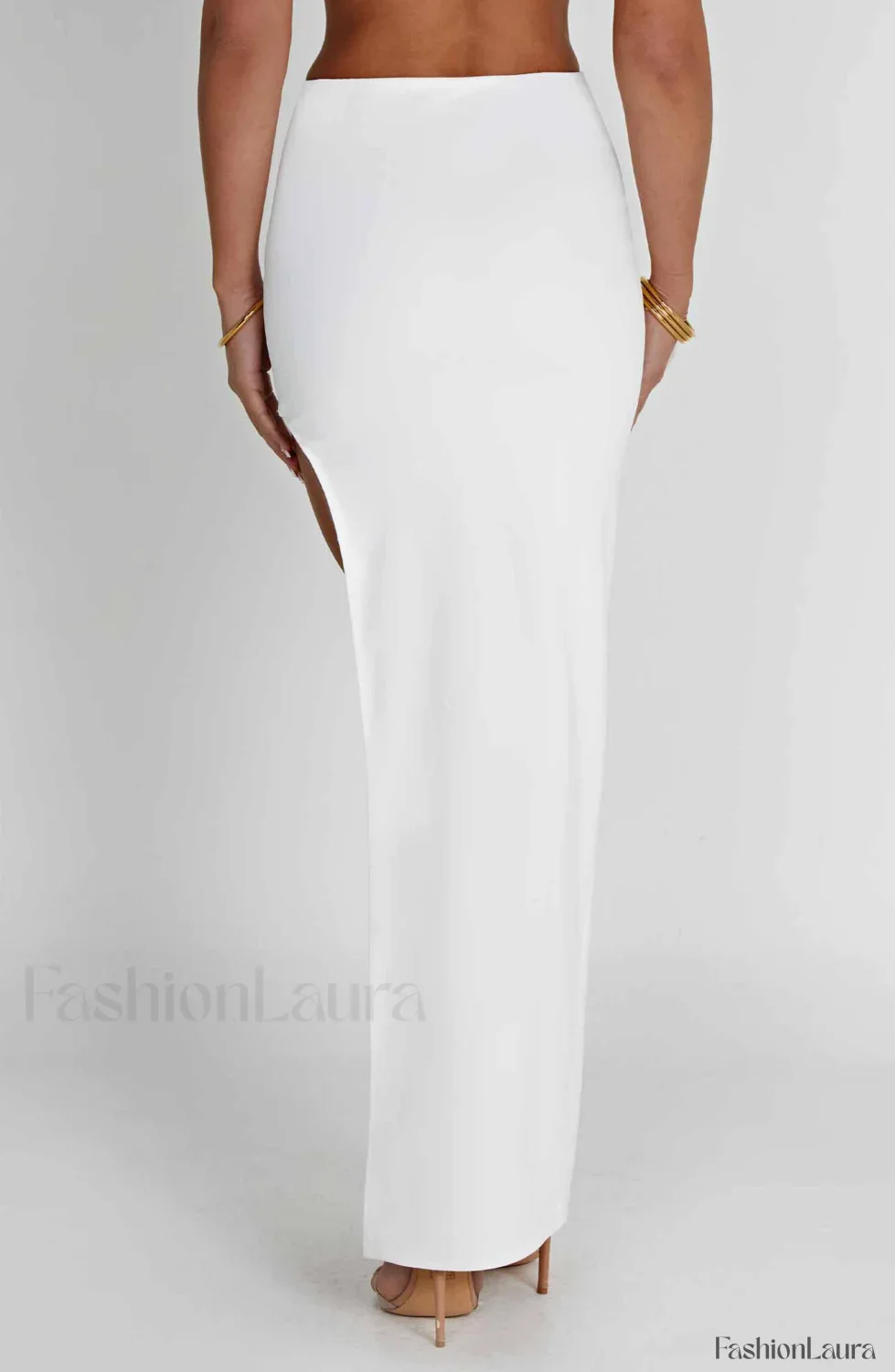 Adorn Maxi Graceful Skirt - Ivory - Image 38