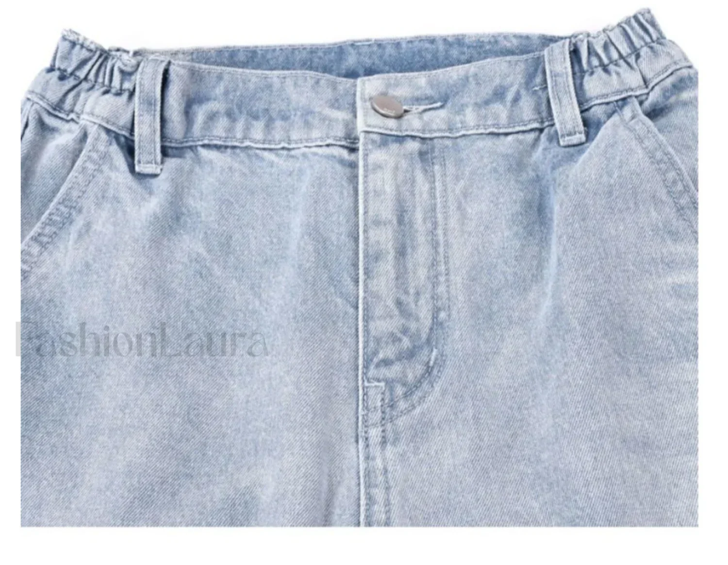 High Street Retro Trendy Loose And Wide Jeans - Image 4