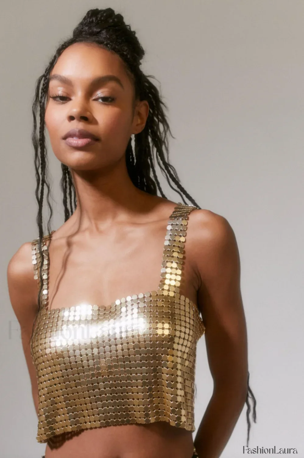 Harlow Metal Stylish Cropped Top - Image 31