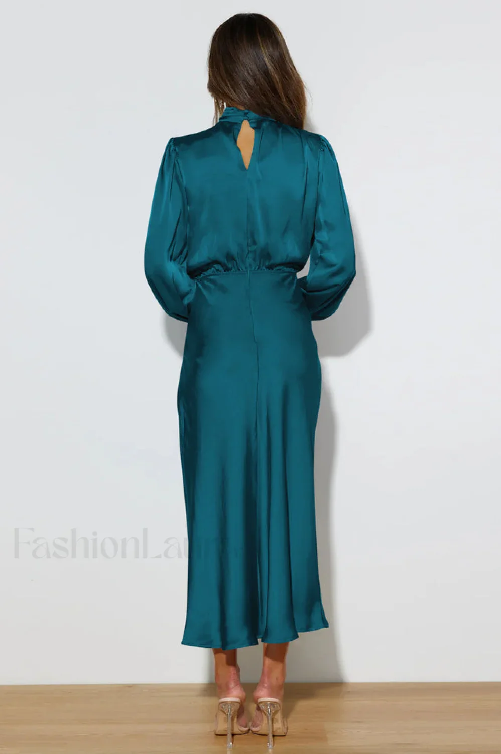 From The Source Charming High Neck Bridal Dress - Image 53