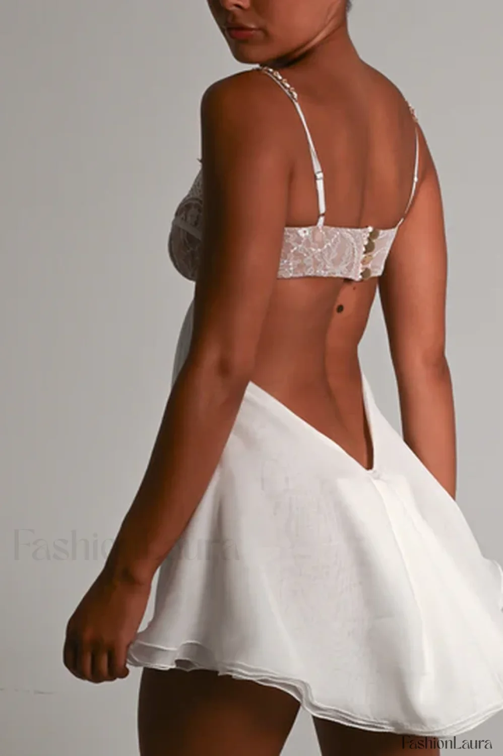 Frenchie Elegant Mini Dress - Image 30