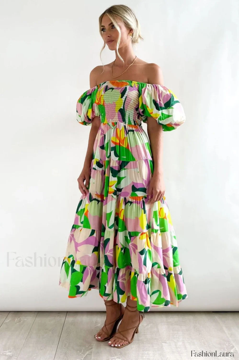 Flossy Elegant Midi Dress - Image 103