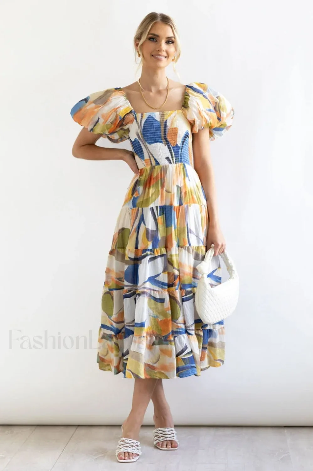 Flossy Elegant Midi Dress - Image 17