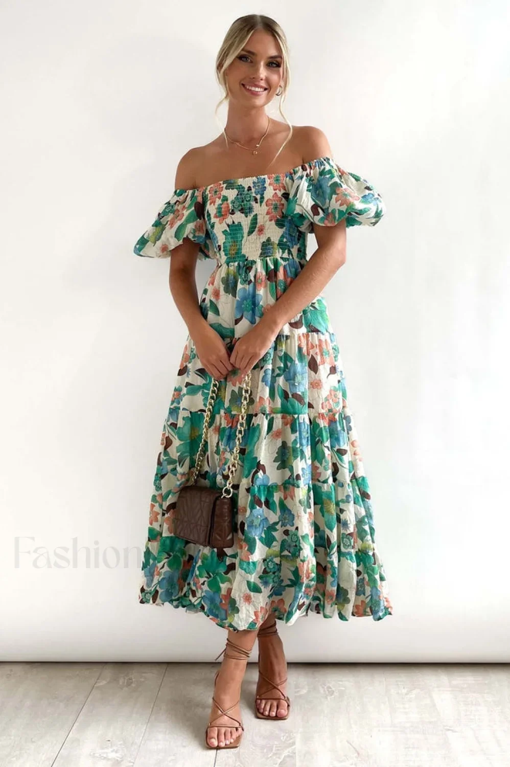Flossy Elegant Midi Dress - Image 23