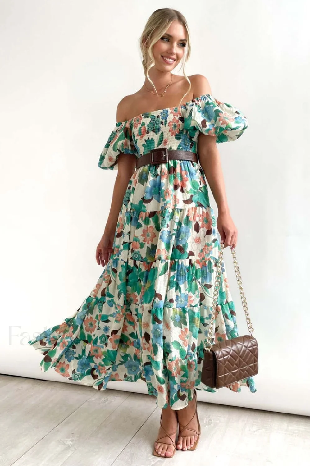 Flossy Elegant Midi Dress - Image 24
