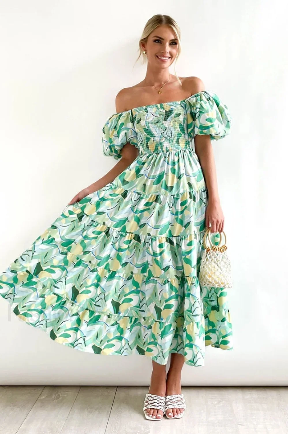 Flossy Elegant Midi Dress - Image 43