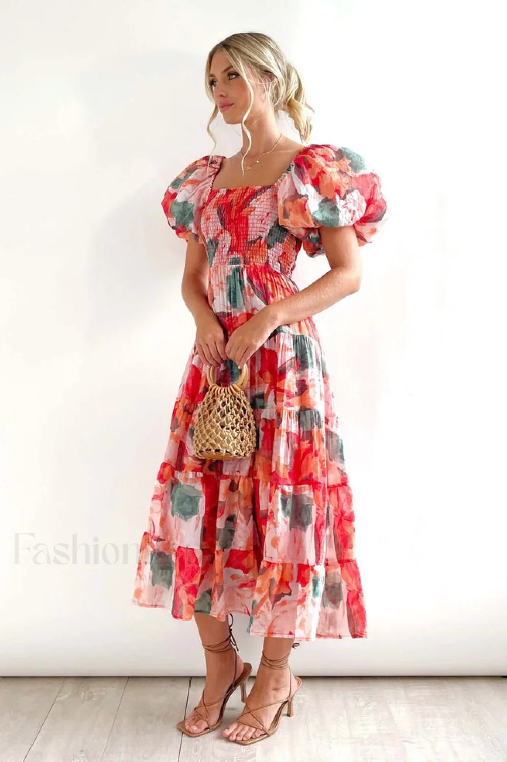 Flossy Elegant Midi Dress - Image 50
