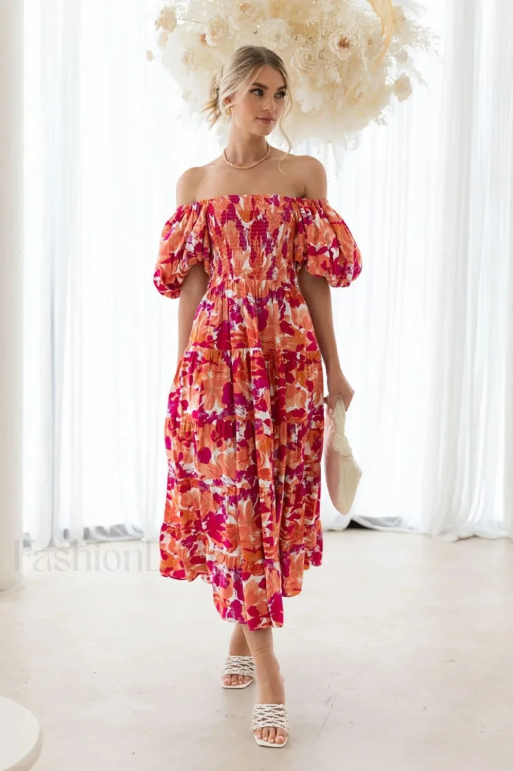 Flossy Elegant Midi Dress - Image 62