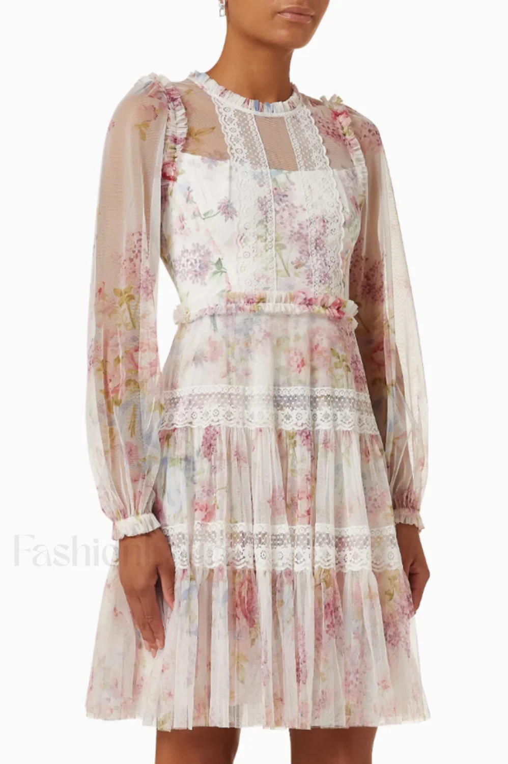 Floral Wonder Stylish Micro Mini Dress - Image 2
