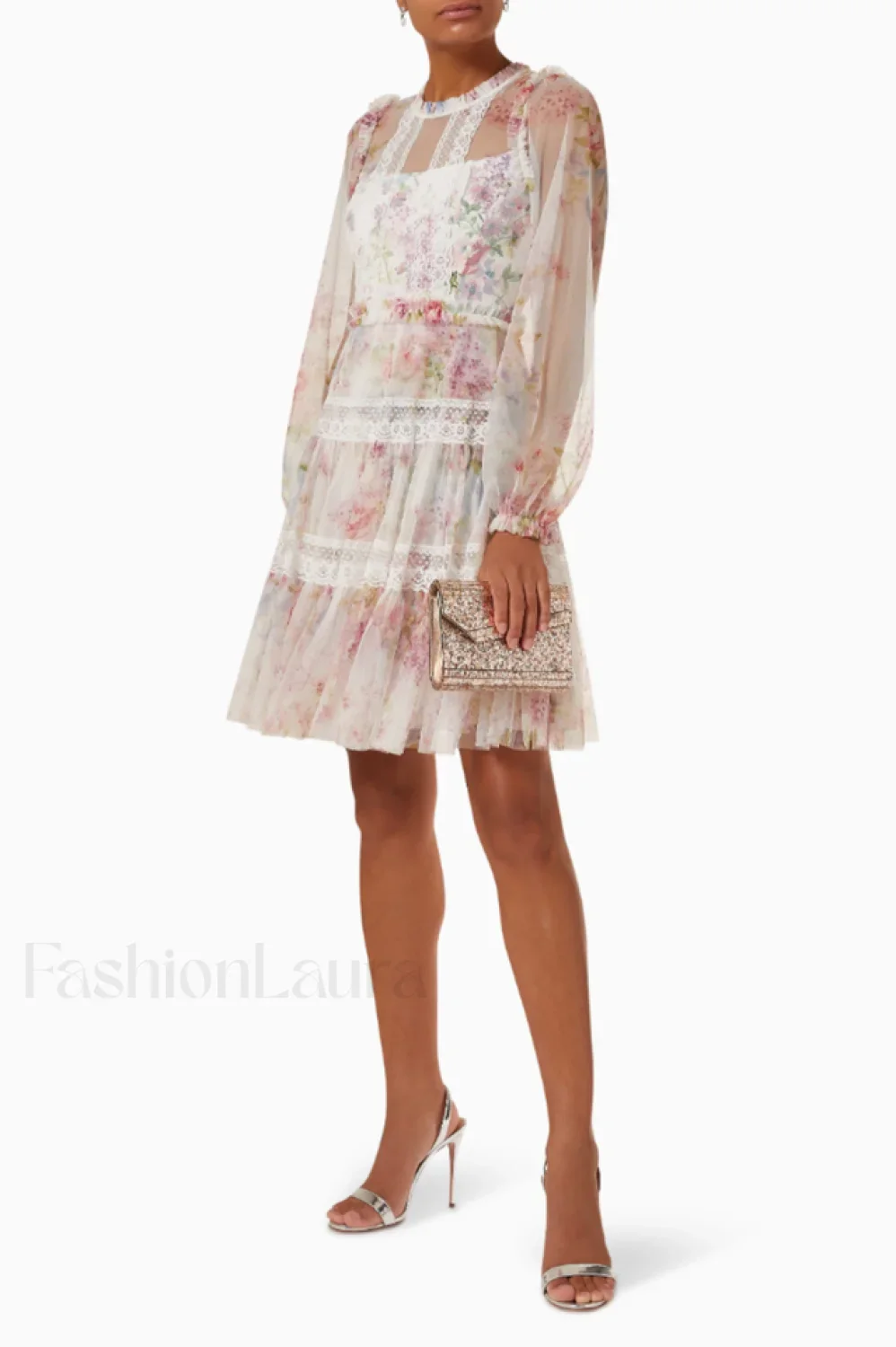 Floral Wonder Stylish Micro Mini Dress - Image 4