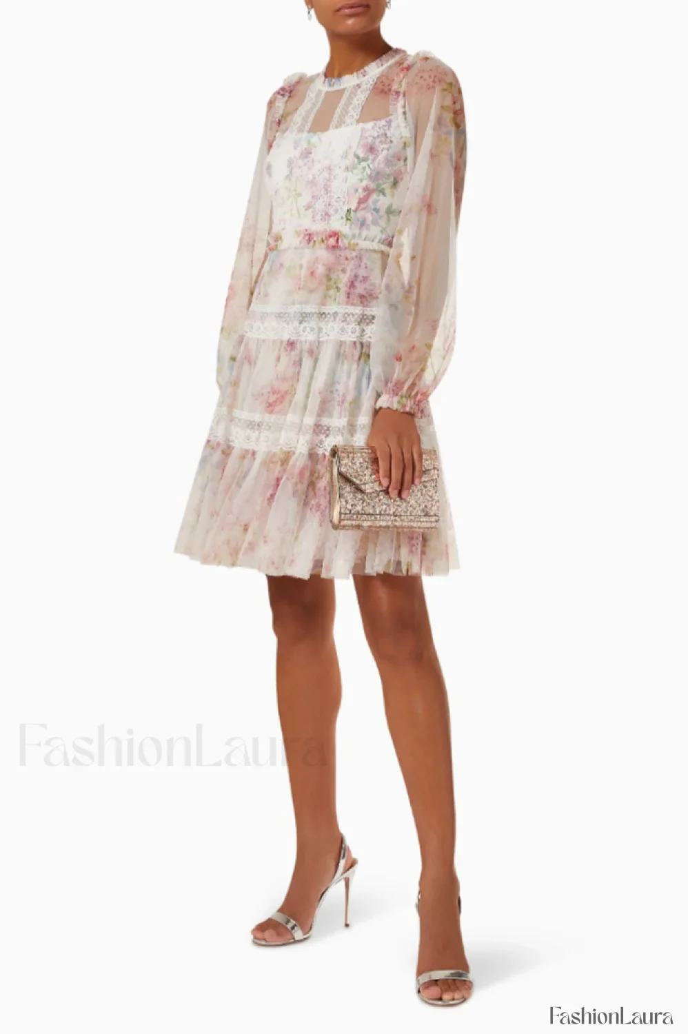 Floral Wonder Stylish Micro Mini Dress - Image 9