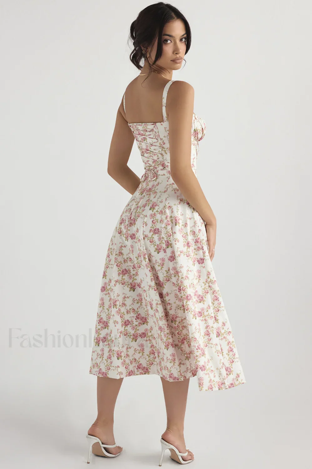Floral Elegant Print Sundress - Image 11