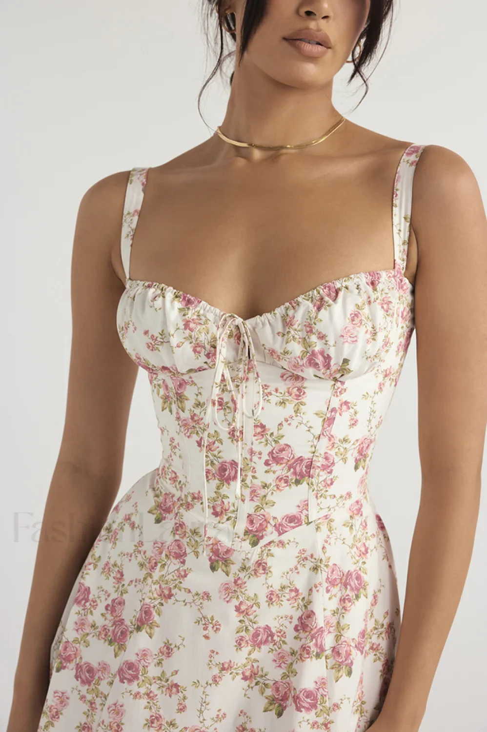 Floral Elegant Print Sundress - Image 15