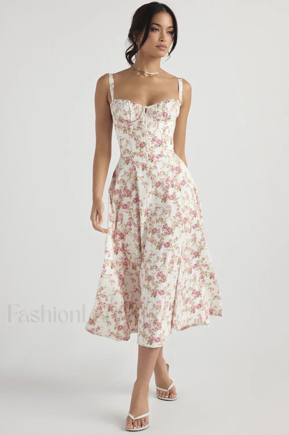 Floral Elegant Print Sundress - Image 18