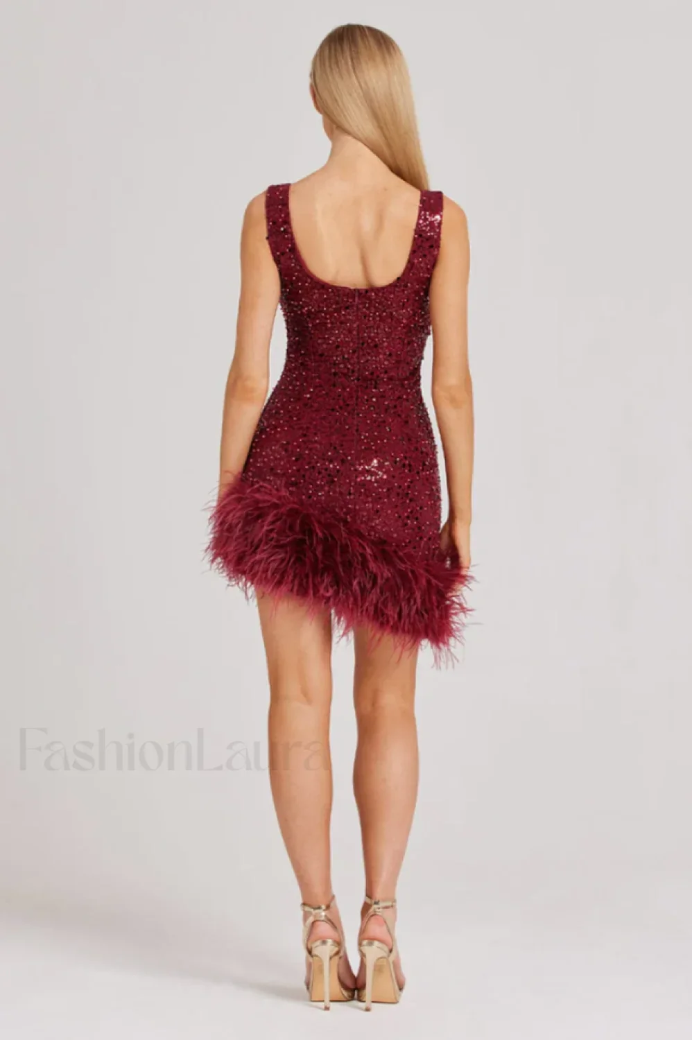 Evie Elegant Pink Dress - Image 15