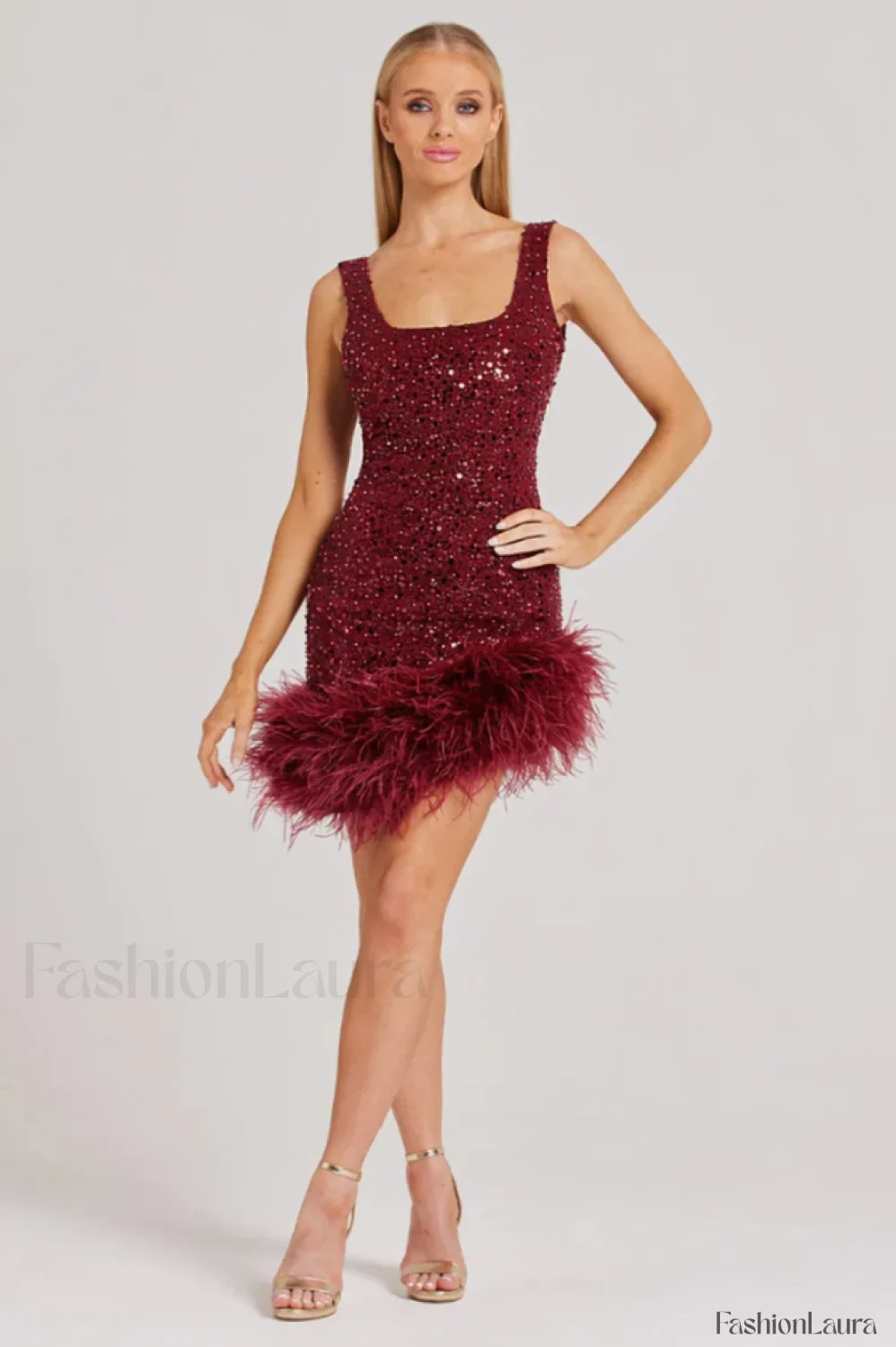 Evie Elegant Pink Dress - Image 29