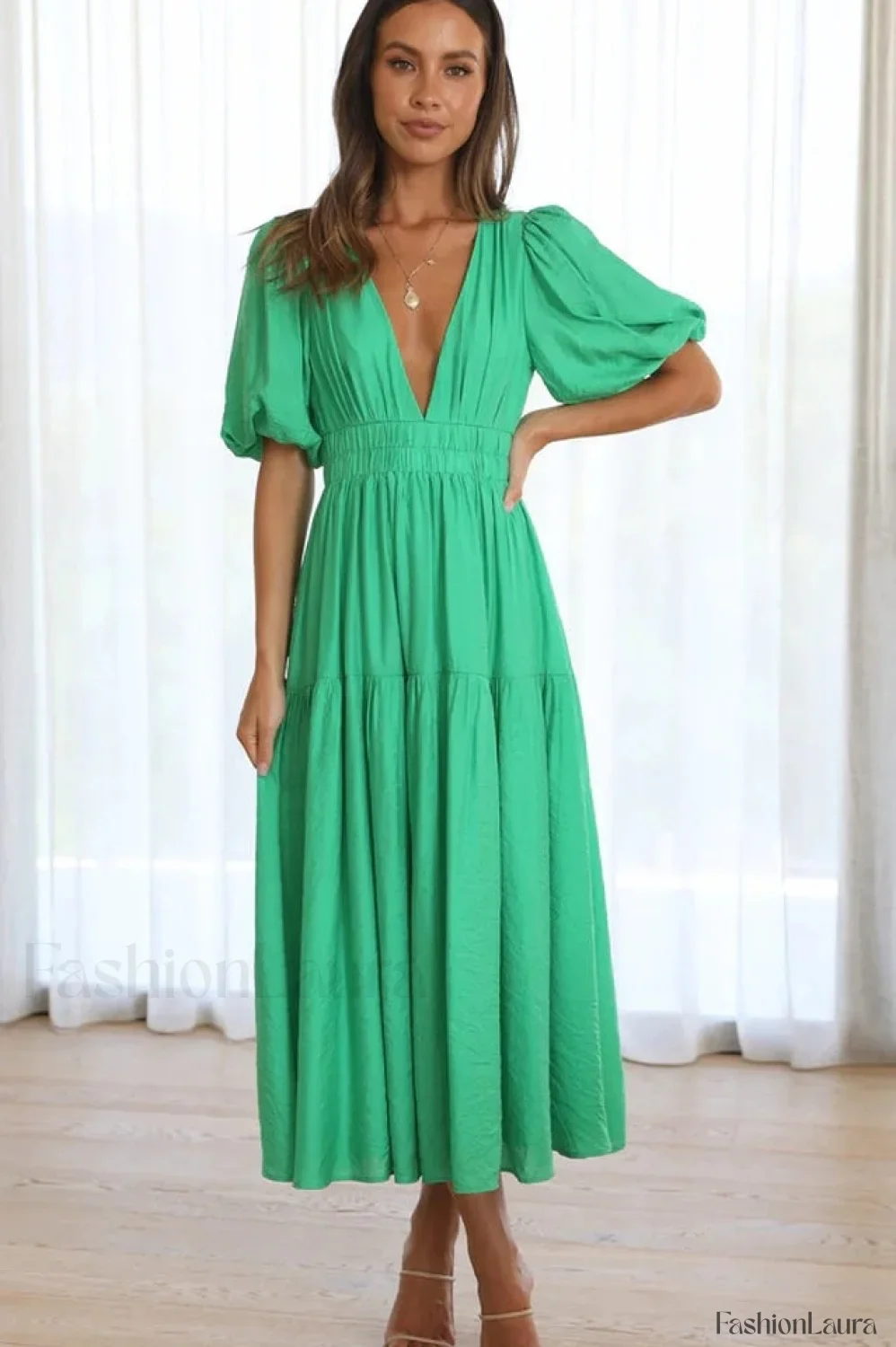 Erin Elegant Midi Dress - Image 99