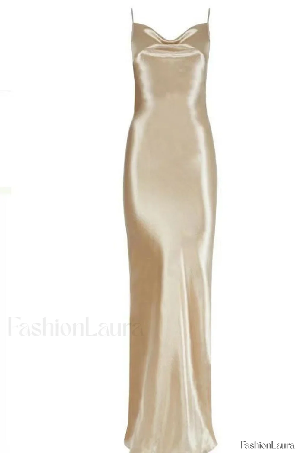 Emily Metallic Stylish Gold Maxi Dress - Image 22