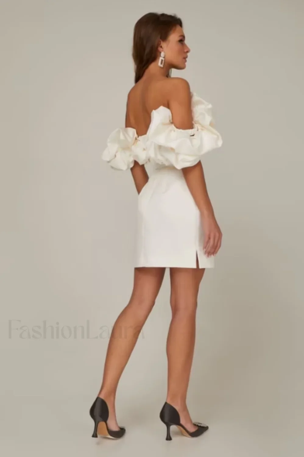 Elastic Mystic Stylish Satin Dress - Image 3