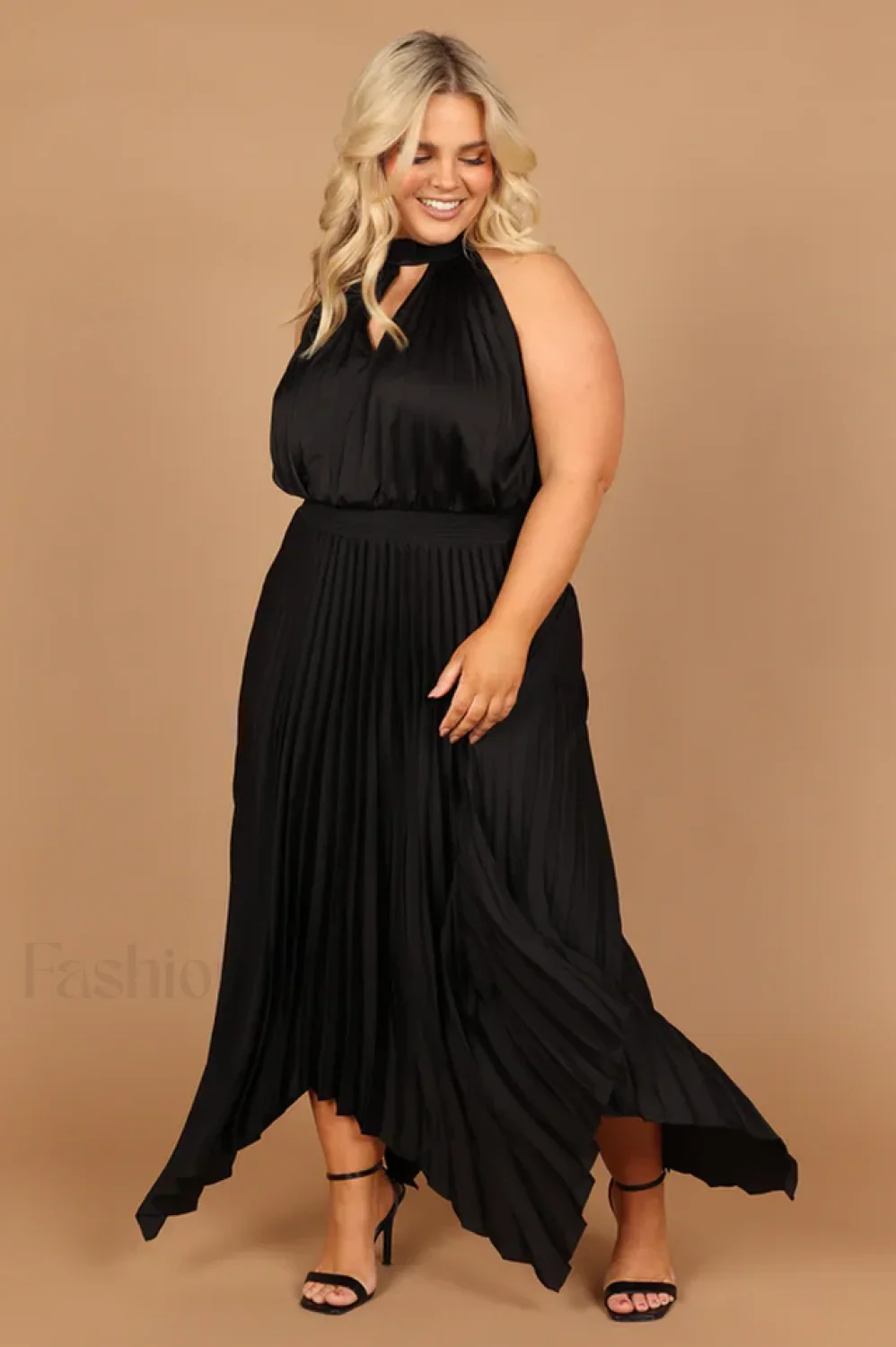Dominique Elegant Midi Dress - Image 23