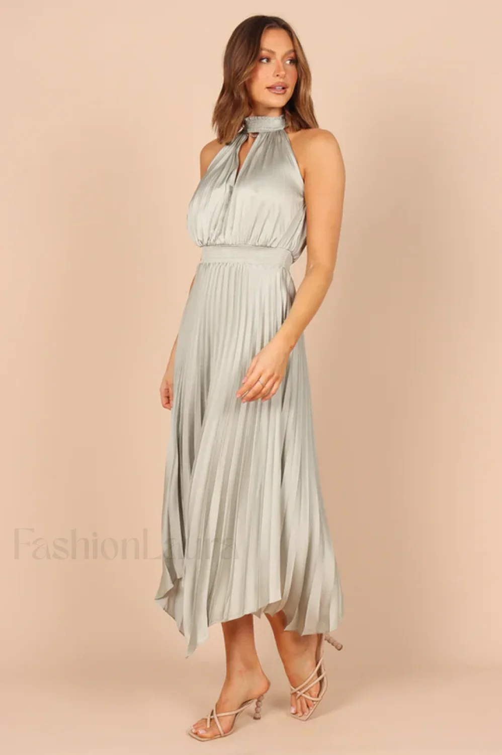 Dominique Elegant Midi Dress - Image 36