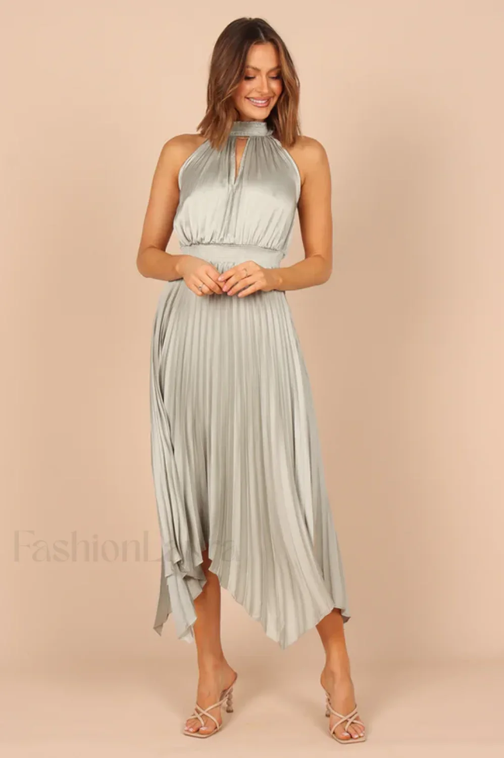 Dominique Elegant Midi Dress - Image 38