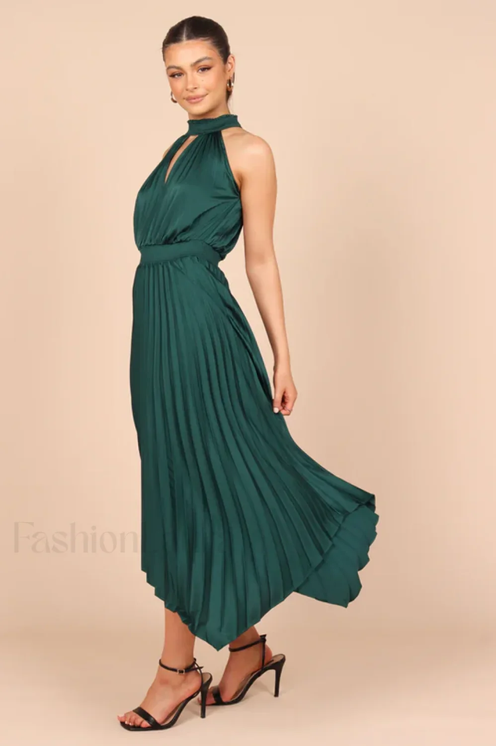 Dominique Elegant Midi Dress - Image 48