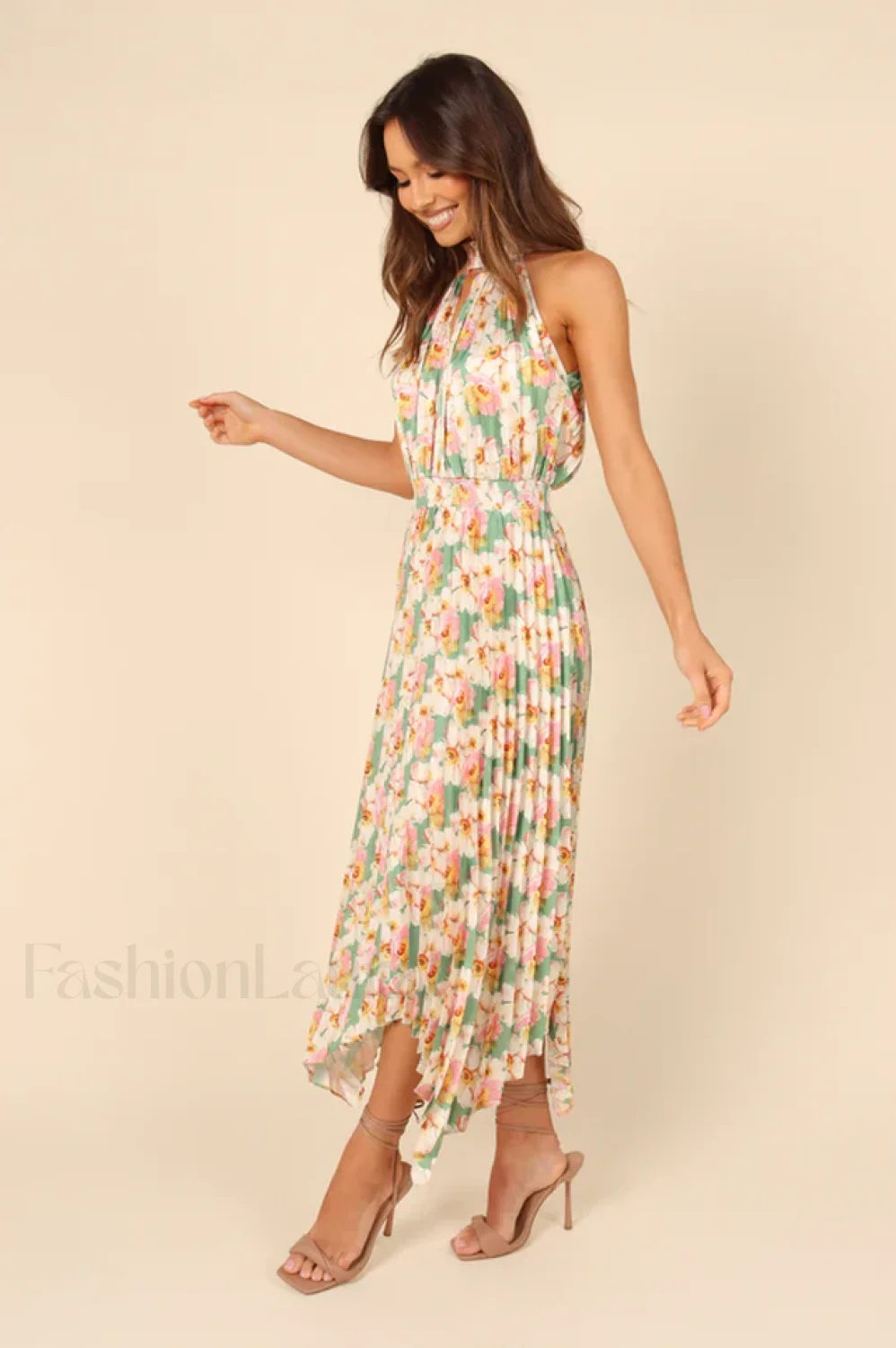 Dominique Elegant Midi Dress - Image 4