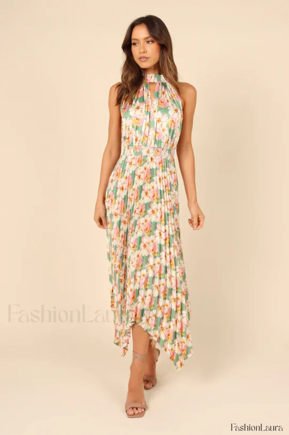 Dominique Elegant Midi Dress - Image 9