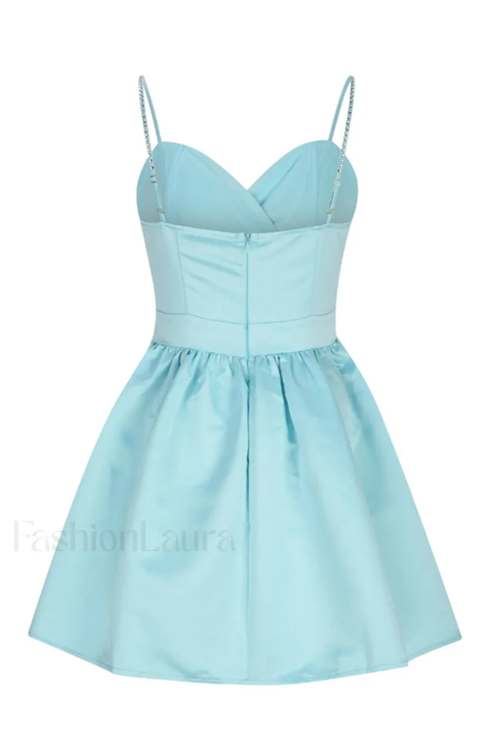 Diamond Elegant Suspender Mini Dress - Image 15