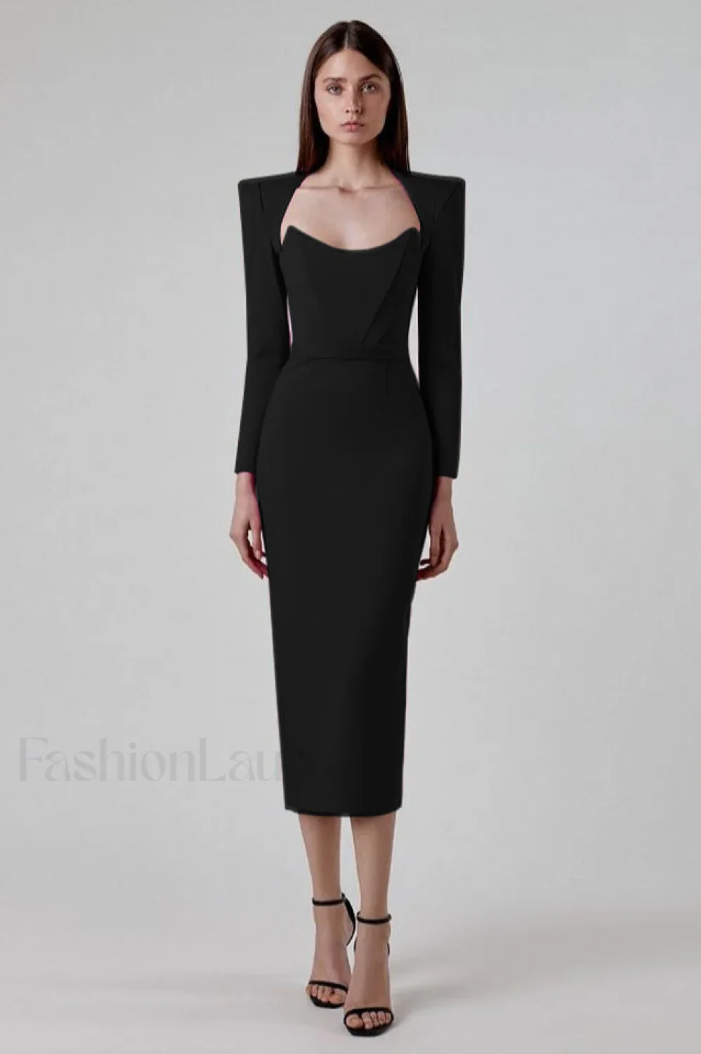 Delilah Bandage Stylish Midi Dress - Image 5