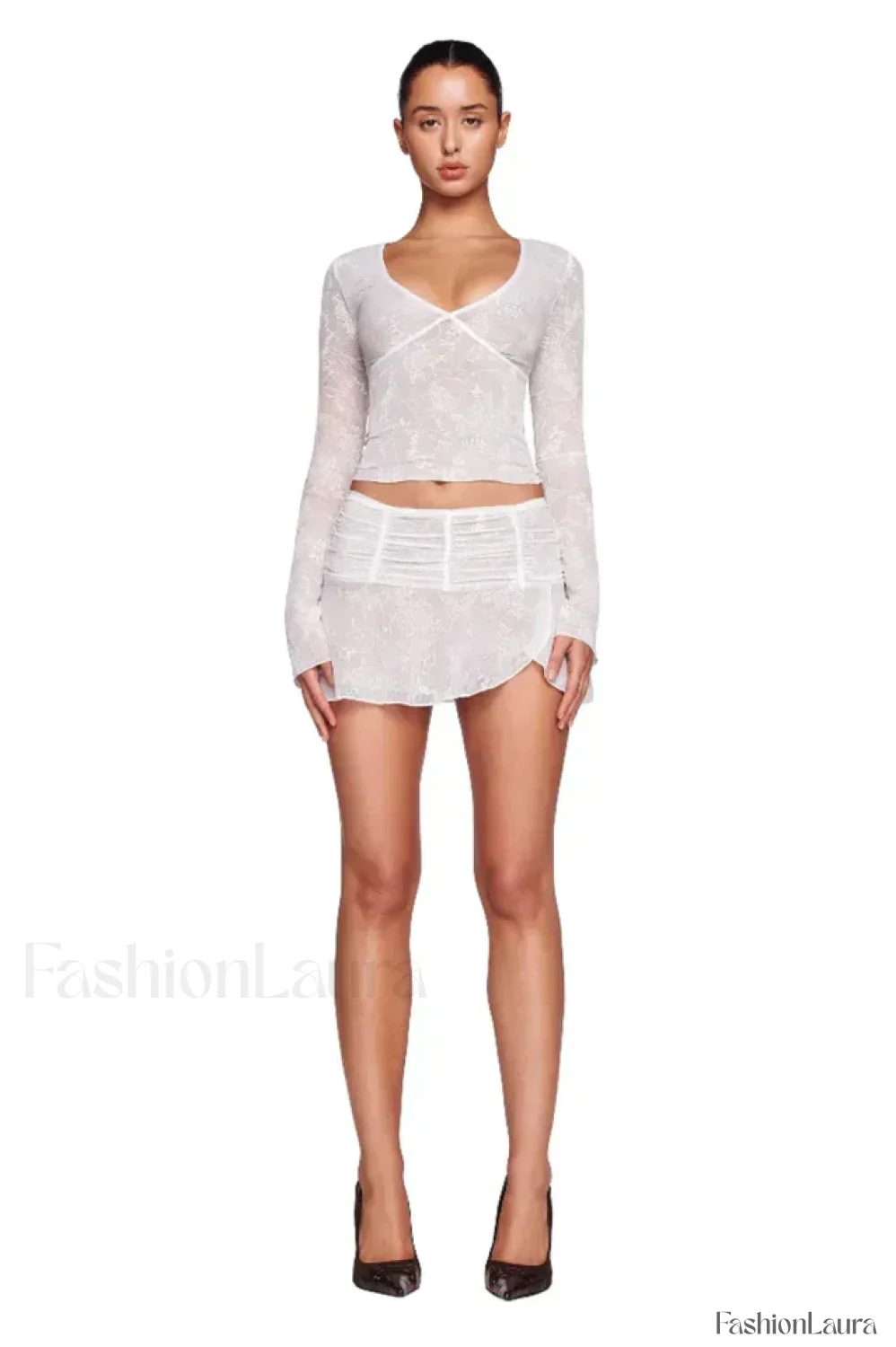 Yvette Top Stylish + Skirt Set - Image 25